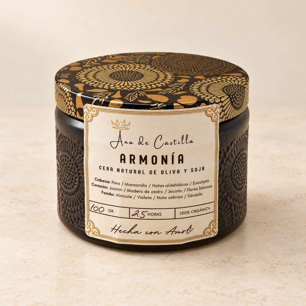 Rituales Ana de Castilla · Velas de oliva y soja